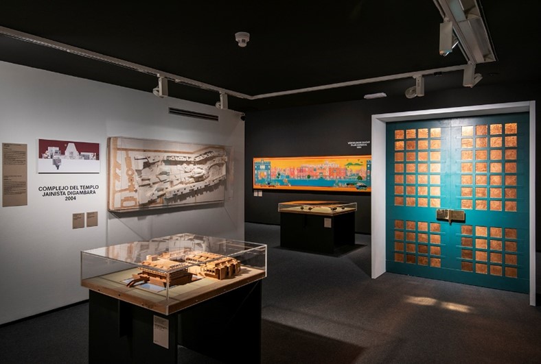 «Balkrishna Doshi. Arquitectura para todos» Exposición Museo ICO Madrid. Foto cortesía del Museo ICO.